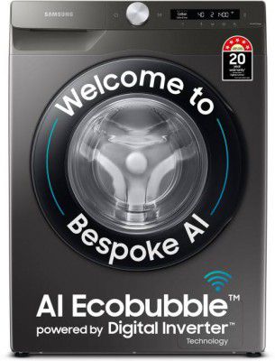 [Extra Rs 8500 Off] SAMSUNG 9 kg 5 Star, Fully Automatic Front Load Washing Machine with In-built Heater Black  (WW90T504DAN1TL)