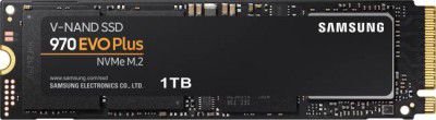 SAMSUNG 970 EVO Plus 1 TB Laptop, Desktop Internal Solid State Drive (SSD) (MZ-V7S1T0BW) (Interface: PCIe NVMe, Form Factor: M.2)