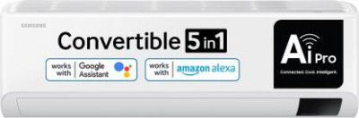 SAMSUNG AI pro 1.5 Ton 3 Star Split Inverter AC with Wi-fi Connect (AR18CY3YAWK|AR18CY3YAWKNNA|AR18CY3YAWKXNA, Copper Condenser)