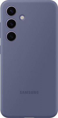SAMSUNG Back Cover for Samsung Galaxy S24 (Purple, Flexible, Silicon, Pack of: 1)