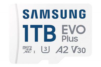 SAMSUNG EVO Plus w/SD Adaptor 1TB Micro SDXC, Up-to 160MB/s, Expanded Storage