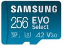 SAMSUNG EVO Select 256 GB MicroSDXC Class 10 130 MB/s Memory Card  (With Adapter)...
