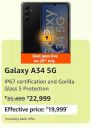 Samsung Galaxy A34 5G @ ₹19,999 during Prime Day Sale...