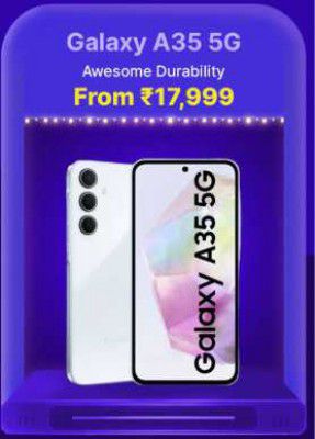 Big Billion Days Special : Samsung Galaxy A35 5G to be priced at ₹17999