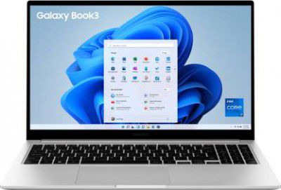SAMSUNG Galaxy Book3 Core i7 Core i7 13th Gen - (16 GB/512 GB SSD/Windows 11 Home) Galaxy Book3 Thin and Light Laptop  (15.6 Inch, Silver, 1.58 Kg, With MS Office)