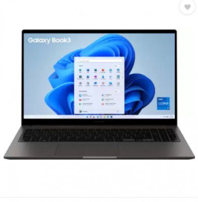 SAMSUNG Galaxy Book3 Intel Core i7 13th Gen 1355U - (16 GB/512 GB SSD/Windows 11 Home) NP750XFG-KA3IN Laptop (15.6 Inch, Graphite, 1.58 Kg, With MS Office)