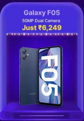 Big Billion Days Special : Samsung Galaxy F05 to be priced at ₹6249