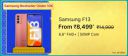 Samsung Galaxy F13 (64 GB) @ ₹8,499 on Flipkart Big Billion Days Sale...
