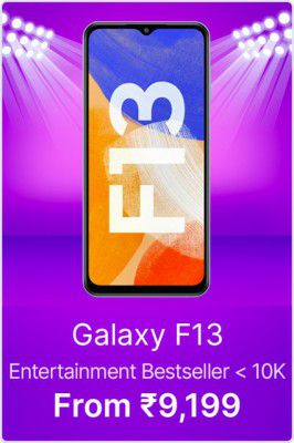 Samsung Galaxy F13 starts from 9199 on Flipkart's Big Billion Days Sale