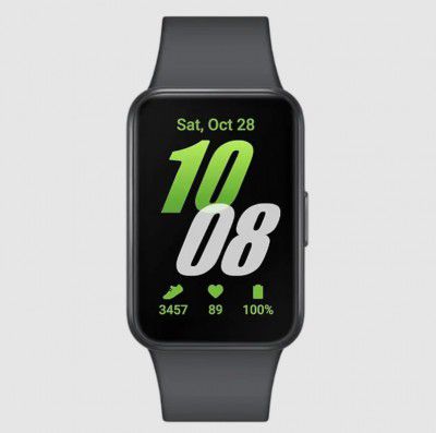 SAMSUNG Galaxy Fit3 Smartwatch with Activity Tracker (40.9mm AMOLED Display, IP68 Water Resistant, Gray Strap)
