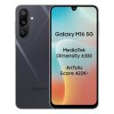 Samsung Galaxy M16 5G (Thunder Black, 8GB RAM, 128 GB Storage) | MediaTek Dimensity 6300 | AnTuTu Score 422K+ | Super Amoled Display | 25W Fast Charging | 6 Gen. of OS Upgrades | Without Charger...