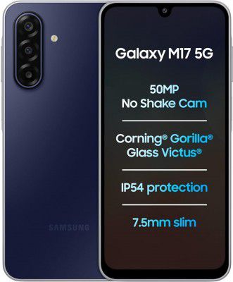 Samsung Galaxy M17 5G (Sapphire Black, 128 GB + 4 GB RAM)