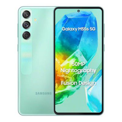 Samsung Galaxy M55s 5G (Coral Green,8GB RAM,128GB Storage)