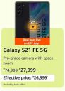 Samsung Galaxy S21 FE 5G @ ₹26,999 during Prime Day Sale...
