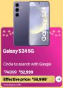 Samsung Galaxy S24 5G AI Smartphone (Amber Yellow, 8GB, 128GB Storage)...