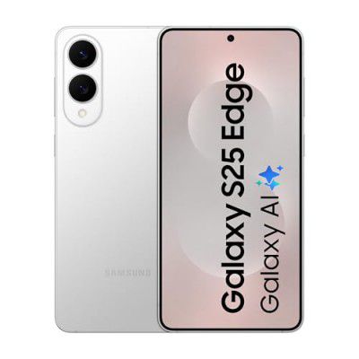 Samsung Galaxy S25 Edge 5G AI Smartphone (Titanium Silver, 12GB RAM, 256GB Storage)