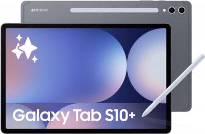 SAMSUNG Galaxy Tab S10+ 12 GB RAM 256 GB ROM 12.4 inch with Wi-Fi+5G Gaming Tablet (Moonstone Gray)