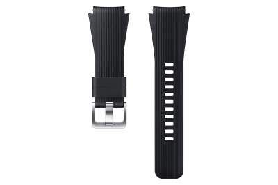 SAMSUNG Galaxy Watch (4.6cm) Silicon Band (Onyx Black), ET-YSU80MBEGIN