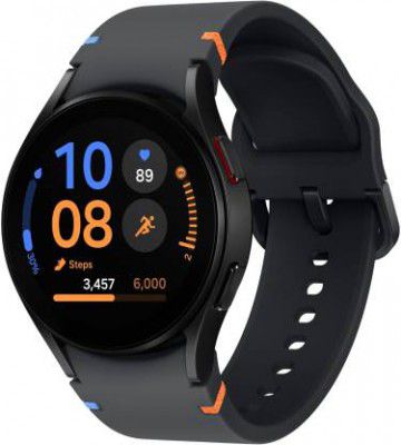 SAMSUNG Galaxy Watch FE, 40mm BT, Sapphire Crystal Display, Sleep Coach, Fall Detection (Black Strap, Small)