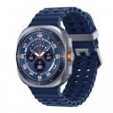 Samsung Galaxy Watch Ultra (47mm, LTE, Titanium Blue) with Upto 100h Battery | 3nm Processor | Dual GPS | Quick Button/Siren | Sapphire Glass | 10ATM & IP68 | BP & ECG Monitor | Energy Score & Ages...