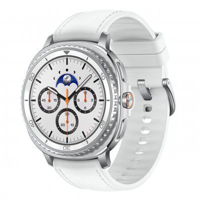 Samsung Galaxy Watch8 Classic (46mm Bluetooth, White) with 3nm Processor