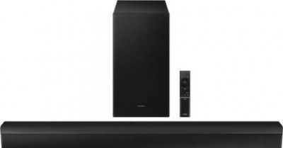 Samsung HW-B650F/XL,3.1 Ch with Dolby Audio Subwoofer 370 W Bluetooth Soundbar (Black, 3.1.2 Channel)