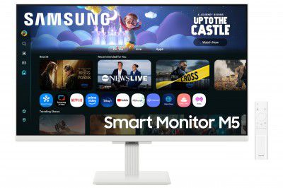 Samsung LS27FM501EWXXL 27" M5 Smart Monitor (White) 