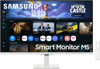 Samsung M5 (32") Full HD LED Backlit VA Panel with TV Experience, Smart Monitor (LS32FM501EWXXL) 