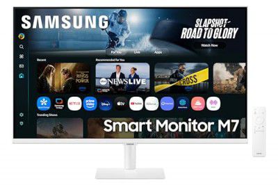 Samsung M7 Series 32" Vision AI Smart Monitor (LS32FM701UWXXL, White)