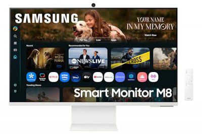 Samsung M8 Series 32" Vision AI Smart Monitor(LS32FM801UWXXL, Warm White)