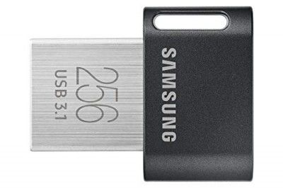 SAMSUNG MUF-256AB/APC FIT Plus 256GB - 300MB/s USB 3.1 Flash Drive, Black/Sliver