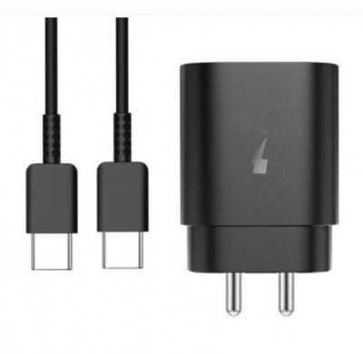 Samsung Original 25W Travel Adapter + C to C Cable