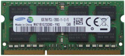 Samsung original 8GB 1 x 8GB 204-pin SODIMM DDR3 PC3L-12800 1600MHz ram memory module for laptops