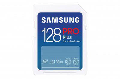 Samsung PRO Plus Full Size 128GB SDXC Memory Card, Up to 180 MB/s, MB-SD128S/APC