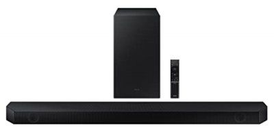 Samsung Q-Symphony 360 W Soundbar (HW-Q600B/XL), 3.1.2 Channel, Subwoofer, and 2 Up-Firing Speakers, Dolby Atmos Music