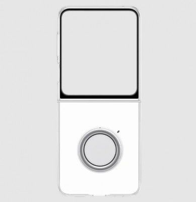 SAMSUNG Soft Back Case for Galaxy Z Flip5 (Clear Protection, Transparent)