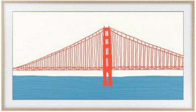 Samsung The Frame Bezel TV (50 inch)  (Teak, 0 Photo(s), Compatible with 50 inch Frame TVs)