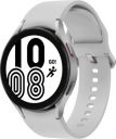 SAMSUNG Watch 4, 44mm Super AMOLED LTE Calling with Body Composition Tracking  (Silver Strap, Free Size)...