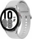 SAMSUNG Watch 4, 44mmSuper AMOLED bluetooth calling function & body composition tracking  (Silver Strap, Free Size)...
