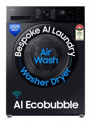 Samsung WD12FG5B34BBTL 12kg/7kg 5 Star  AI EcoBubble Front Load Washer Dryer (Black)