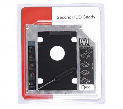 SAMZHE 2.5 Hard Drive Caddy for 12.7mm Laptop CD Optical Drives (Model: MST-1322-1)
