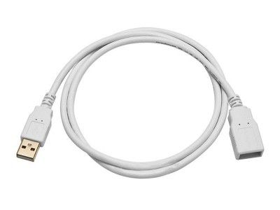 SAMZHE USB 3.0 Extension Moulded Type A Female to Male Cable 3mtr (White, 5 MTR)
