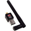 SAMZHE Wireless LAN Network Card Adapter with Antenna (Black) (MST-766-22)...