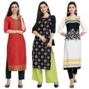 Sancom Womens Crepe Straight Kurta...
