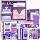SANCORP 346pcs Journal Supplies Kit Vintage Scrapbook Stickers Pack for Art Journaling Theme, Scrapbook Kit (DIY)...
