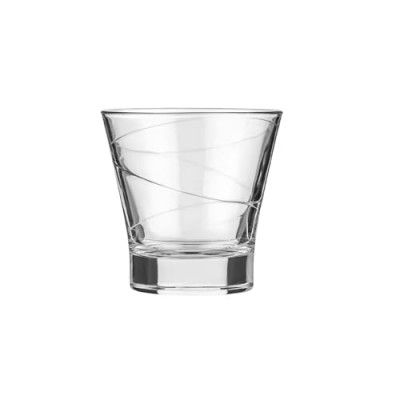SAND DUNE Lion Whiskey Glass Set of 6, 240ml Crystal Whiskey Glasses Thick Bottom Tumbler for Scotch, Cocktail, Liquor, Home Bar Whiskey Gifts for Men