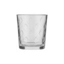 SAND DUNE Prisma Whiskey Glass Set of 6, 285ml Crystal Whiskey Glasses Thick Bottom Bourbon Glasses...