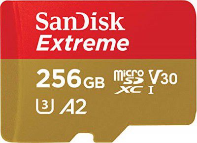 SanDisk Extreme 256GB microSDXC™ UHS-I, 190MB/s Read