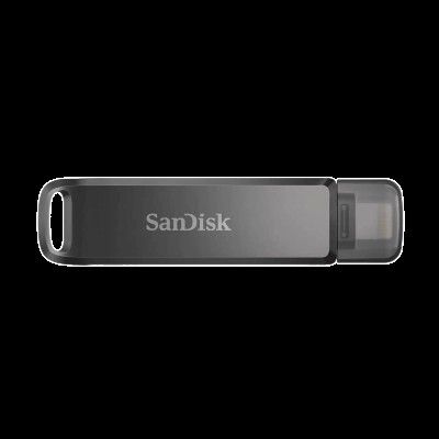 SanDisk iXpand Luxe 64GB USB Type C (3.0) Pen Drive (Dual-Purpose Swivel with Keyring Hole, Black)