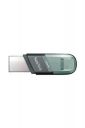 SanDisk iXpand USB 3.0 Flash Drive Flip 128GB for iOS and Windows, Metalic...